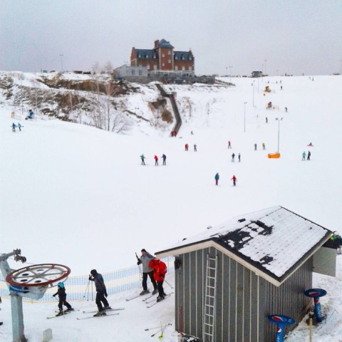 На сноуборде в Киеве
