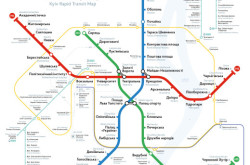 Схема метро Киева