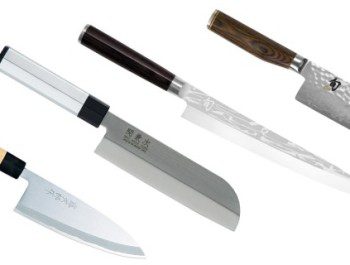 Виды японских кухонных ножей